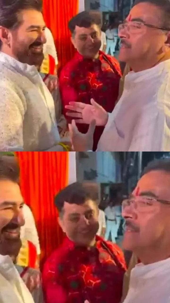 নায়ক জিতের বাড়িতে পায়েস খেলেন মুখ‍্যমন্ত্রী শুভেন্দু