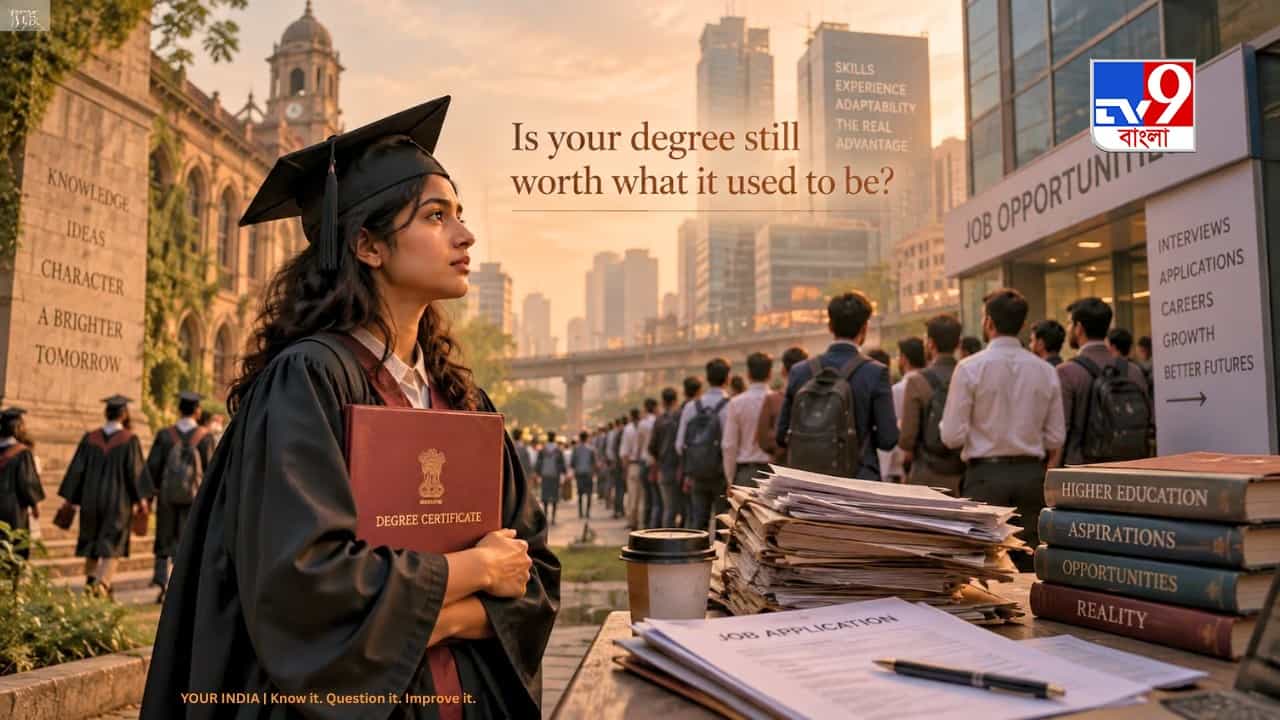 Your India: আপনার ডিগ্রির মূল্য কি আগের মতোই আছে? Your India: আপনার ডিগ্রির মূল্য কি আগের মতোই আছে?